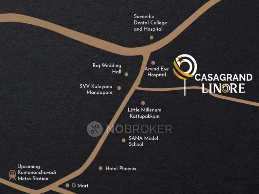 3 BHK Flat In Casagrand Linore For Sale  In Porur