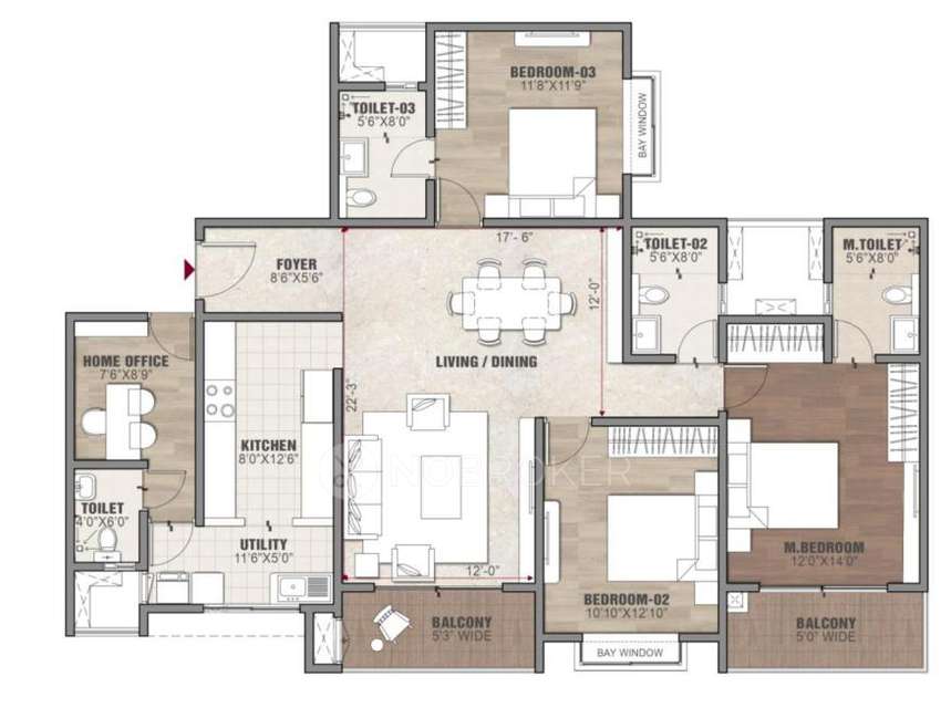 3 BHK Flat In Vaswani Starlight For Sale  In Whitefield