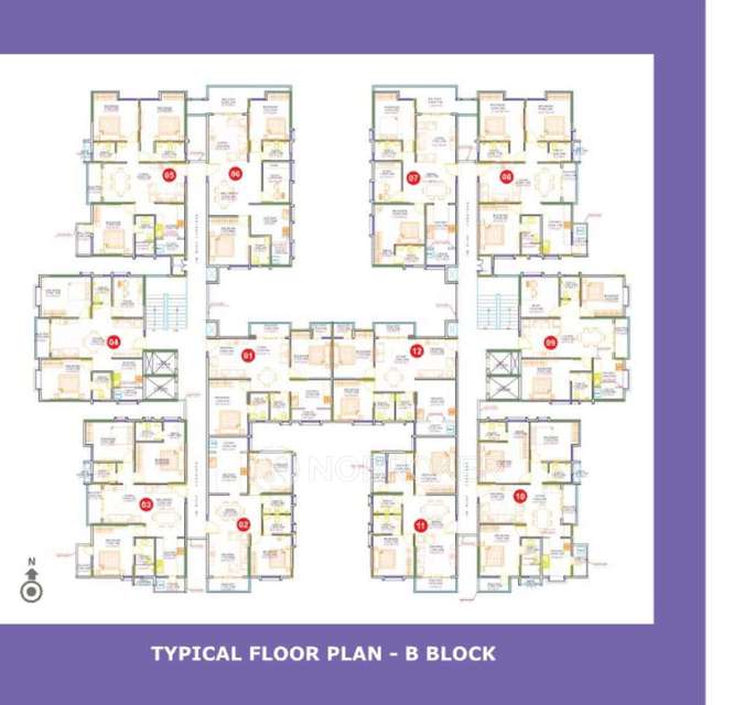 3 BHK Flat In Ksr Cordelia For Sale  In Dasarahalli