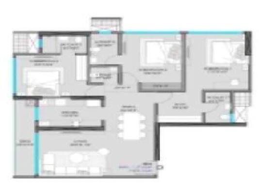 3 BHK Flat In Jet Trinity Towers For Sale  In Andheri