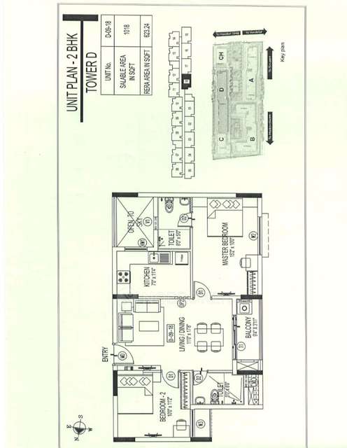 2 BHK Flat In Adroit Urban Prosper For Sale  In Thalambur