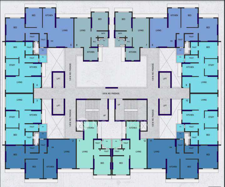 1 BHK Flat In Sarvoday Marvel For Sale  In Kalyan