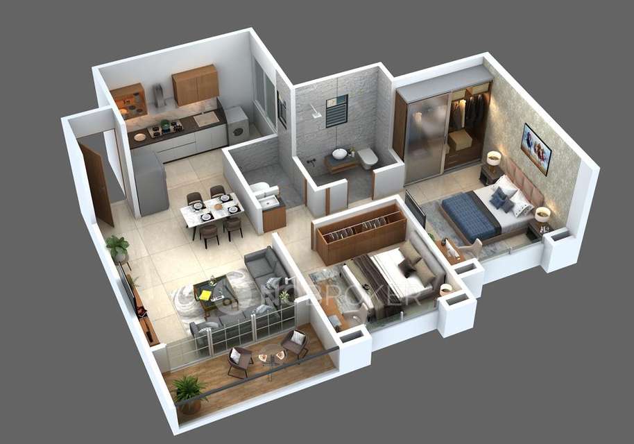 2 BHK Flat In Krishna Aviro, Mohammed Wadi for Rent  In Mohammed Wadi