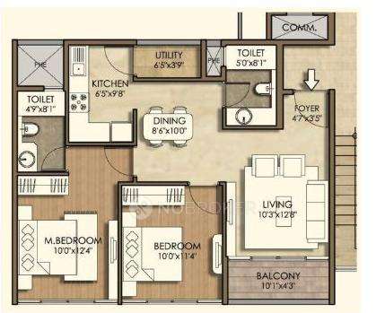 2 BHK Flat In Godrej Azure For Sale  In Padur