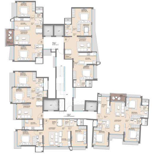 2 BHK Flat In Arkade Rare For Sale  In Bhandup West