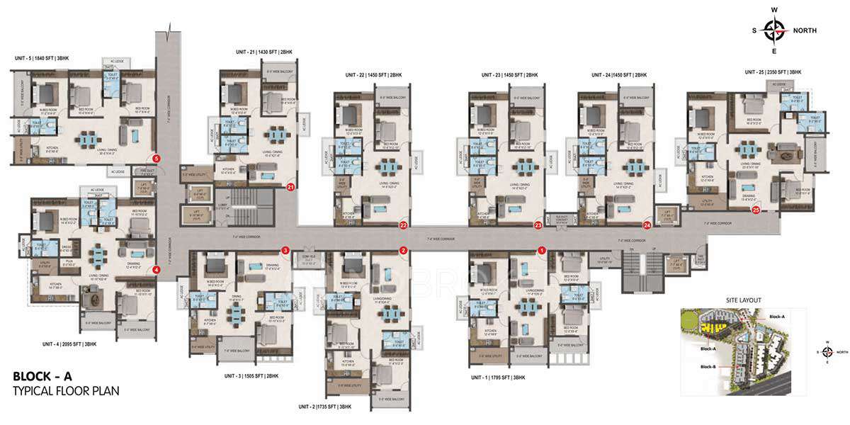 3 BHK Flat In Smr Vinay Boulderwoods For Sale  In Bandlaguda Jagir
