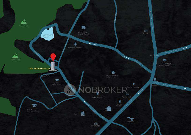 3 BHK Flat In Metro The Presidential For Sale  In Thane West