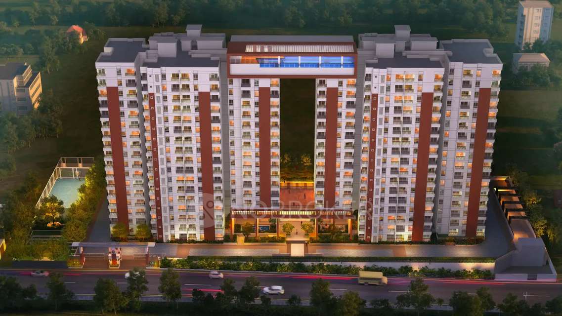 2 BHK Flat In Vajram Newtown Ii For Sale  In Thanisandra Main Road