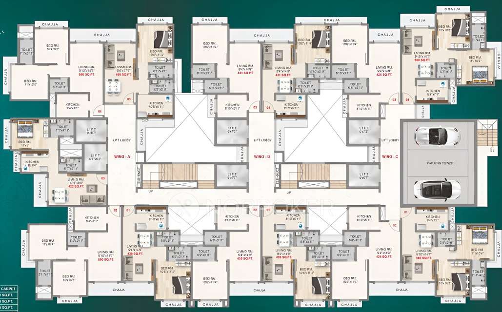 2 BHK Flat In Adityaraj Majestic For Sale  In Chembur East