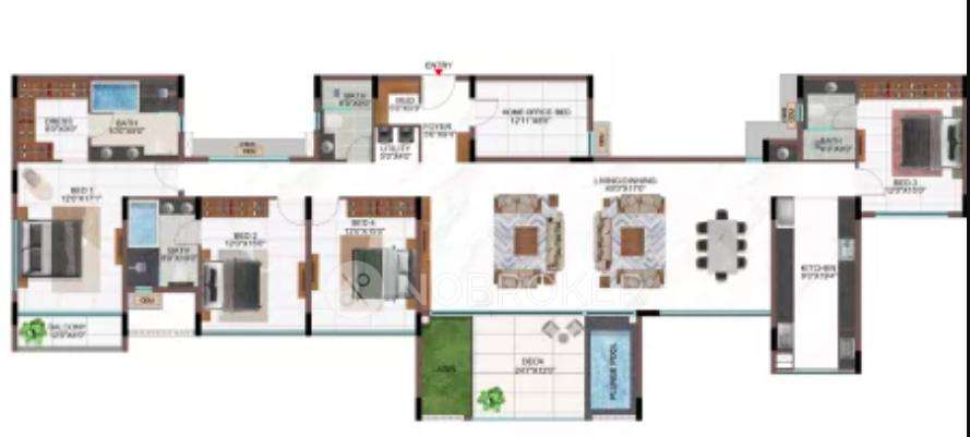 4 BHK Flat In Casagrand Holachennai For Sale  In Omr