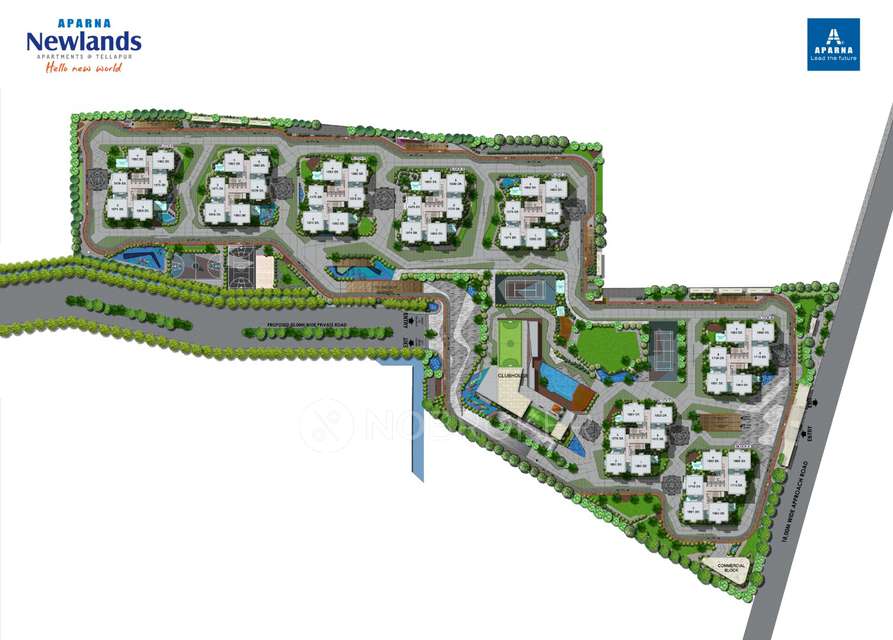 2 BHK Flat In Aparna Newlands For Sale  In Tellapur