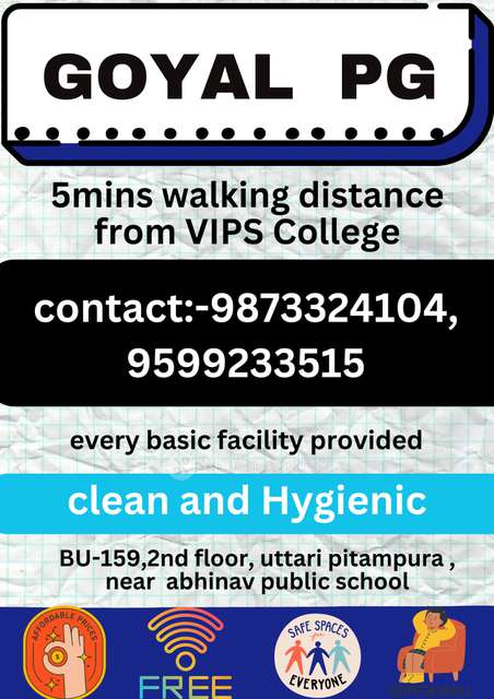 PG for Girls in Pitampura