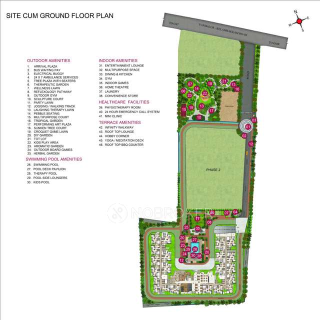 2 BHK Flat In Casagrand Cheers For Sale  In Pudupakkam