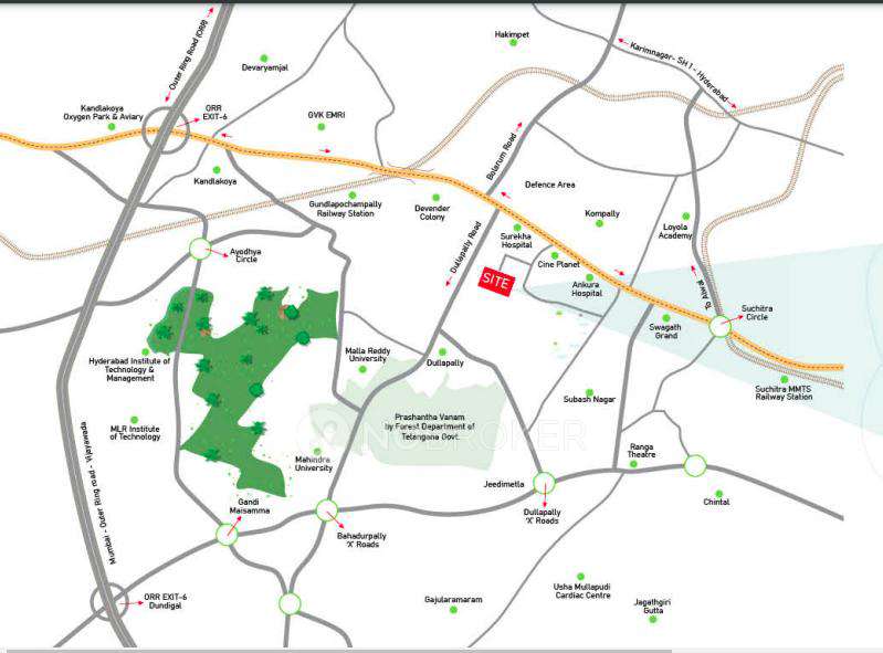 3 BHK Flat In Hyndava Mnk Heights For Sale  In Kompally