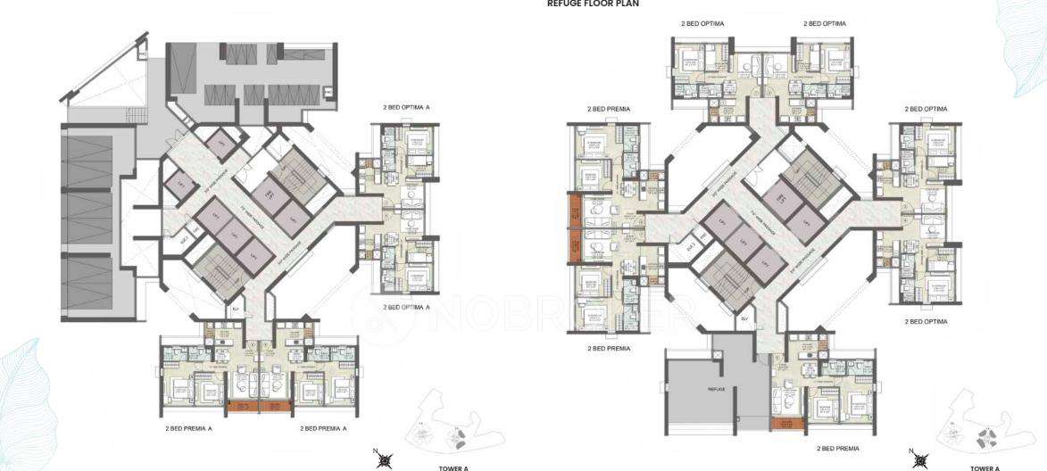 2 BHK Flat In Kalpataru Primera For Sale  In 41, Ram Maruti Nagar, Manpada, Thane, Maharashtra 400607, India
