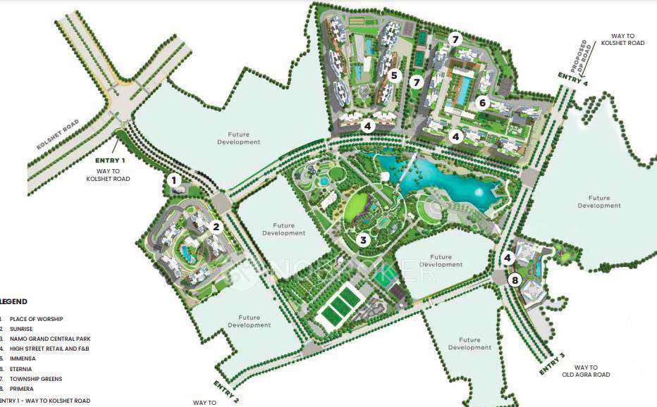 2 BHK Flat In Kalpataru Primera For Sale  In 41, Ram Maruti Nagar, Manpada, Thane, Maharashtra 400607, India