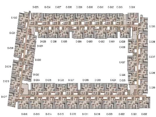 3 BHK Flat In Casagrand French Town For Sale  In Radial Road