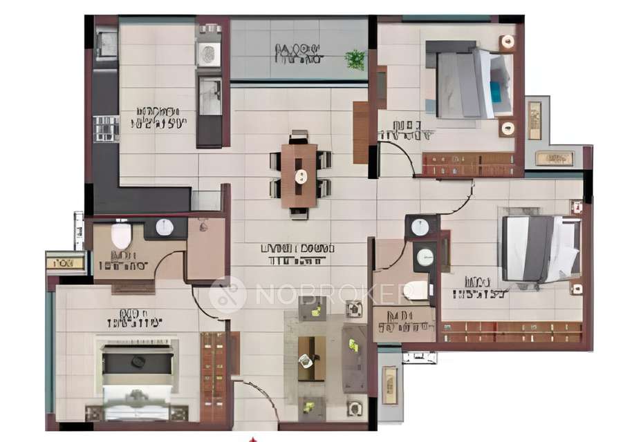 3 BHK Flat In Casagrand French Town For Sale  In Radial Road