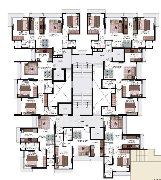 2 BHK Flat In Romell Allure For Sale  In Borivali East