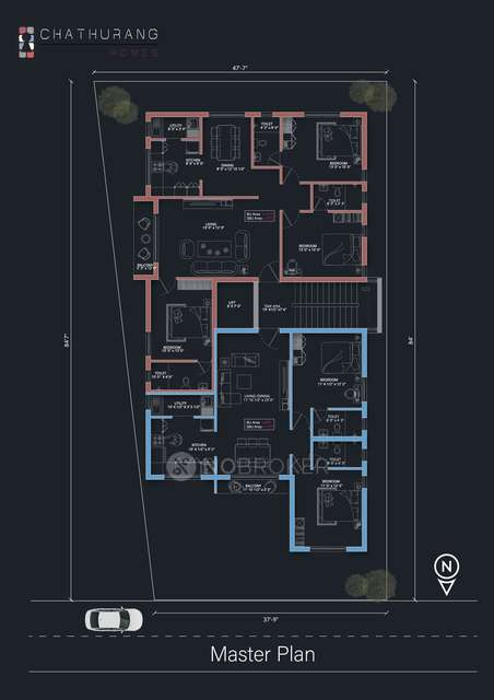 3 BHK Flat In Caiseal Lifestyle Apartment For Sale  In T. Nagar