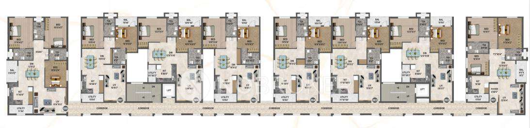 3 BHK Flat In Affinity Brundaavana For Sale  In Jakkur