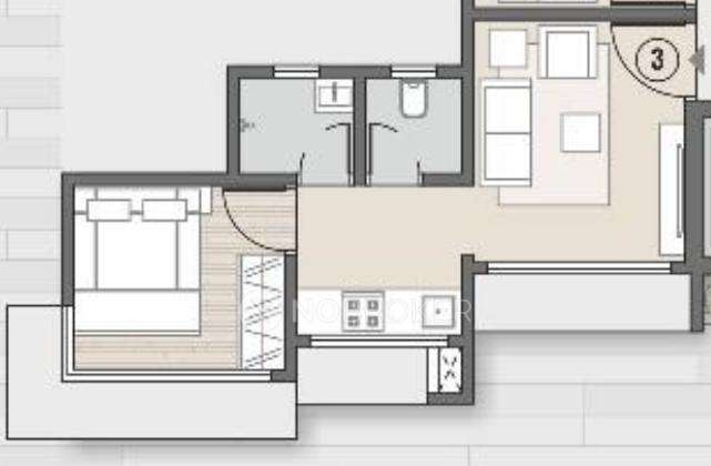 1 BHK Flat In Reliance Swastik For Sale  In Borivali West