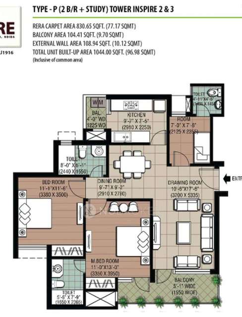 2 BHK Flat In Eldeco Aamantran For Sale  In Sector-119