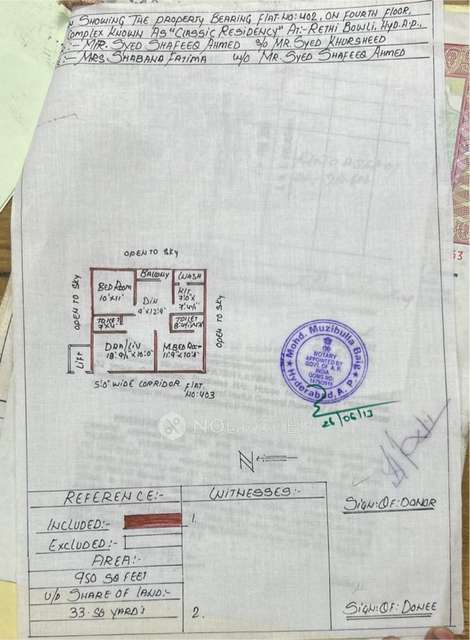 2 BHK Flat In Classic Residency Mehdipatnam For Sale  In Mehdipatnam