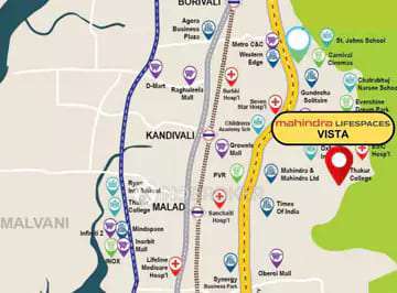 3 BHK Flat In Mahindra Vista For Sale  In Kandivali East