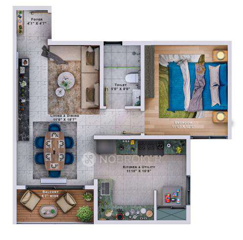 1 BHK Flat In Sattva Lumina For Sale  In Yelahanka