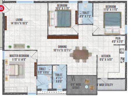 3 BHK Flat In Tbc Rasagna North For Sale  In Quthbullapur