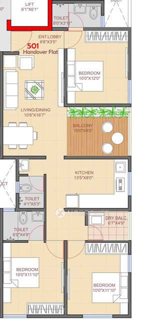 3 BHK Flat In Prathamesh Elite For Sale  In Kothrud