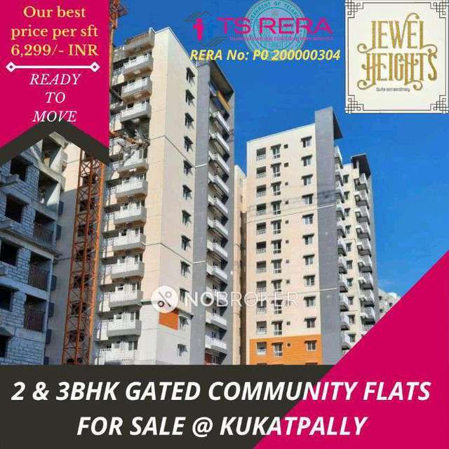 3 BHK Flat In Jewel Heights For Sale  In Kukatpally