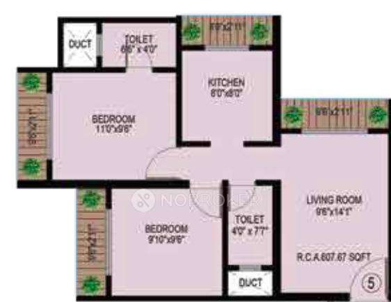 2 BHK Flat In Shree Codename Rajdhani For Sale  In Kalyan