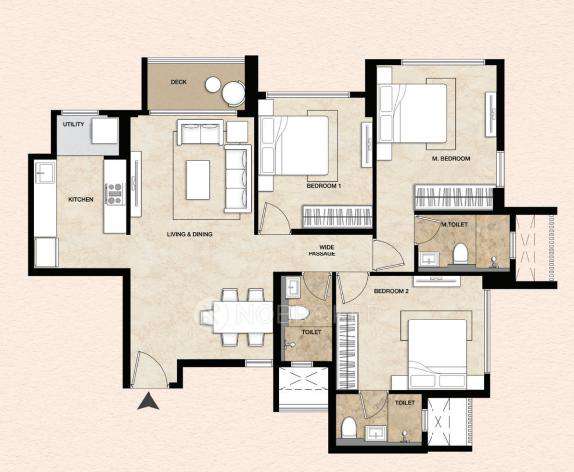 3 BHK Flat In Mahindra Marina 64 For Sale  In Malad West
