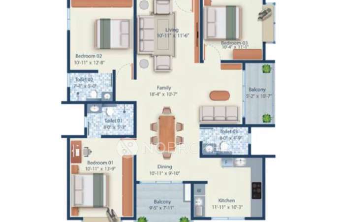 3 BHK Flat In Mahendra Arto Helix For Sale  In Electronic City