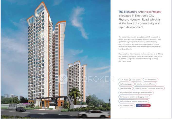 3 BHK Flat In Mahendra Arto Helix For Sale  In Electronic City