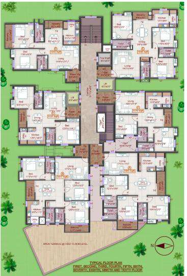3 BHK Flat In Built Tech Chandana Tower For Sale  In Korattur
