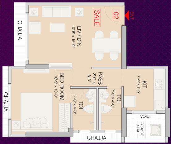 1 BHK Flat In Ruparel Premia For Sale  In Mulund West