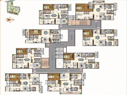 3 BHK Flat In Vasavi Bhuvi For Sale near Raidurgam