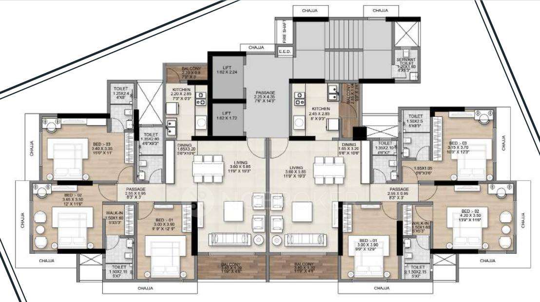 3 BHK Flat In Sach Splendid For Sale  In Khar West