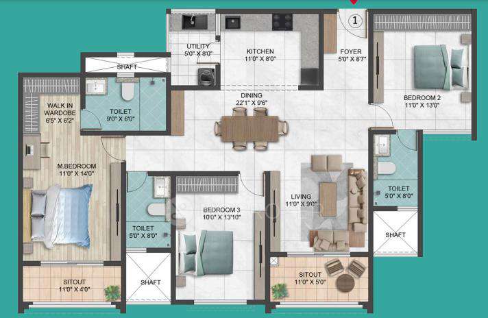 3 BHK Flat In Sumadhura Epitome For Sale  In Thanisandra