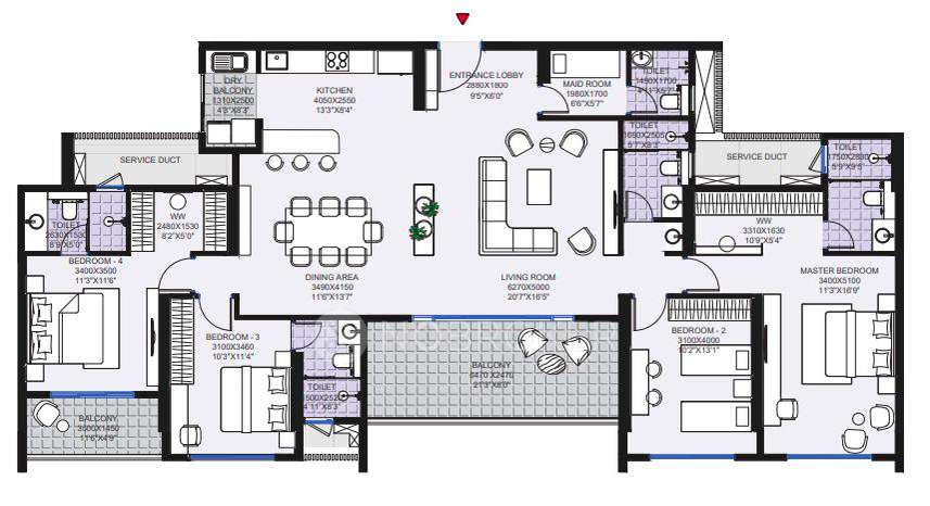 4 BHK Flat In M Soul Strings For Sale  In Pashan