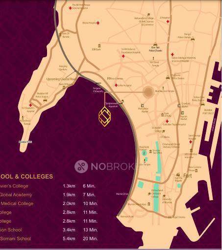 2 BHK Flat In Crystal Sukruti Samyra For Sale  In Marin Lines