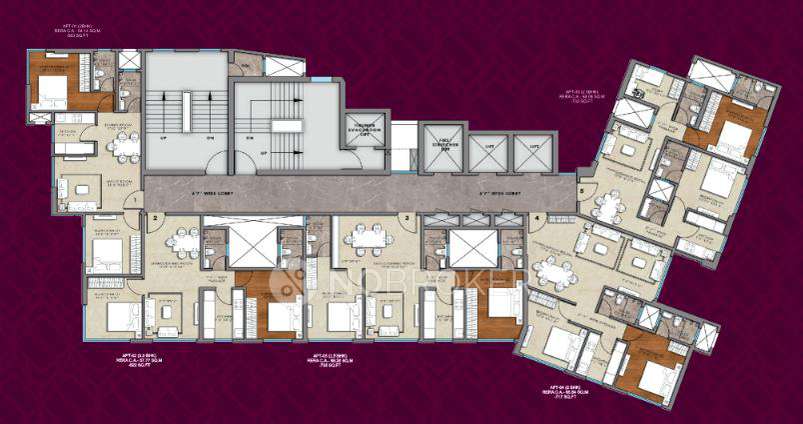 2 BHK Flat In Crystal Sukruti Samyra For Sale  In Marin Lines