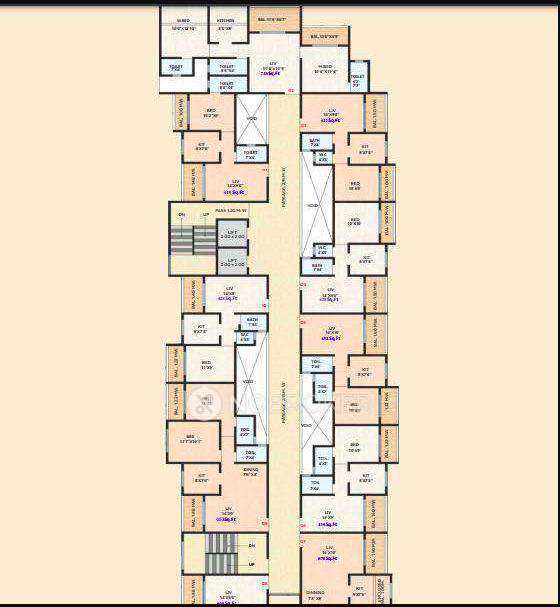 2 BHK Flat In Vishnu Om Maitri Icon For Sale  In Dombivali