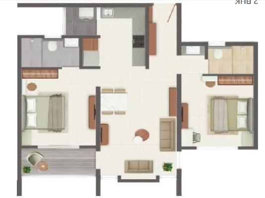 2 BHK Flat In Rohan Abhilasha For Sale  In Wagholi