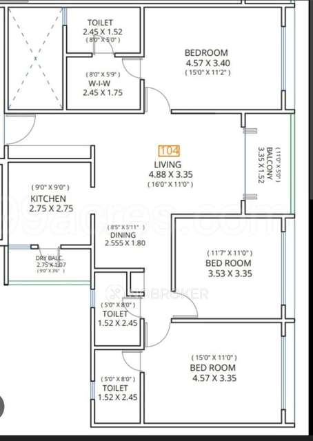 3 BHK Flat In Mahalaxmi Zen Elite For Sale  In *******