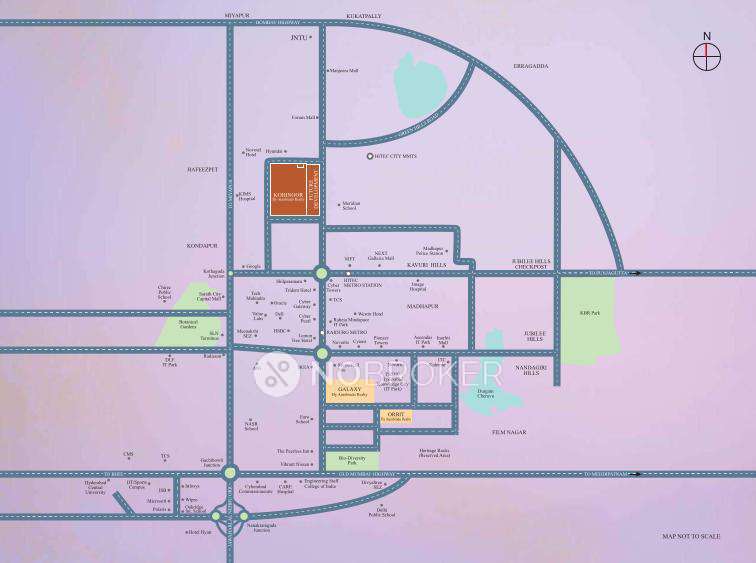 4+ BHK Flat In  Auro Kohinoor For Sale  In Hitec City