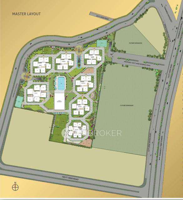 4+ BHK Flat In  Auro Kohinoor For Sale  In Hitec City